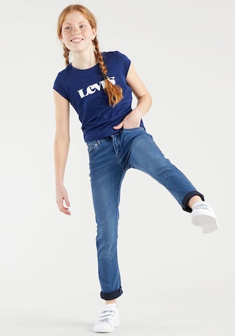 Skinny Jeans '710' di Levi's Kids in blu: frontale