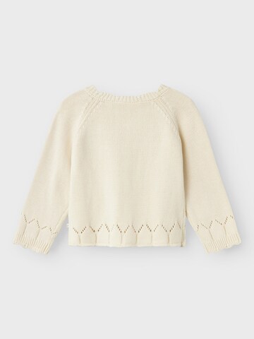 NAME IT Knit Cardigan in White