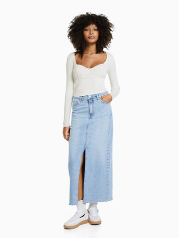 Bershka Pullover in Beige