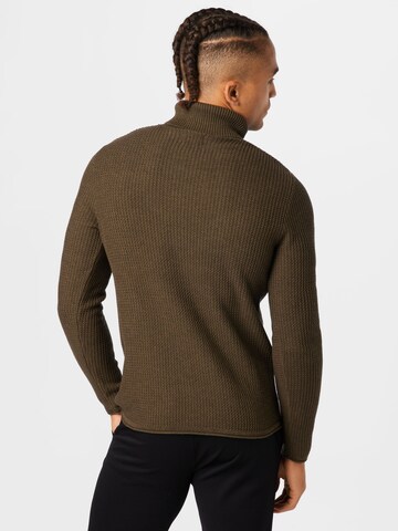 JACK & JONES Trui 'CARLOS' in Bruin