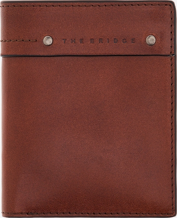 The Bridge Wallet in Brown: front