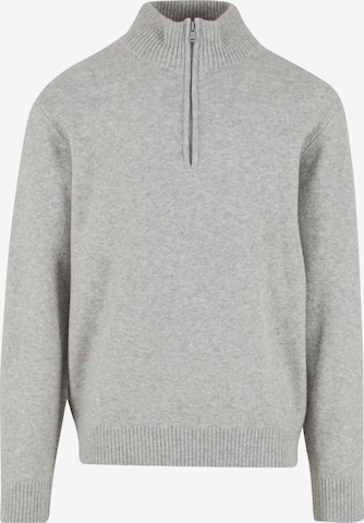 INDICODE JEANS Sweater 'Bertrax' in Grey: front