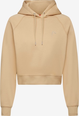 Sweat-shirt ESPRIT en beige : devant