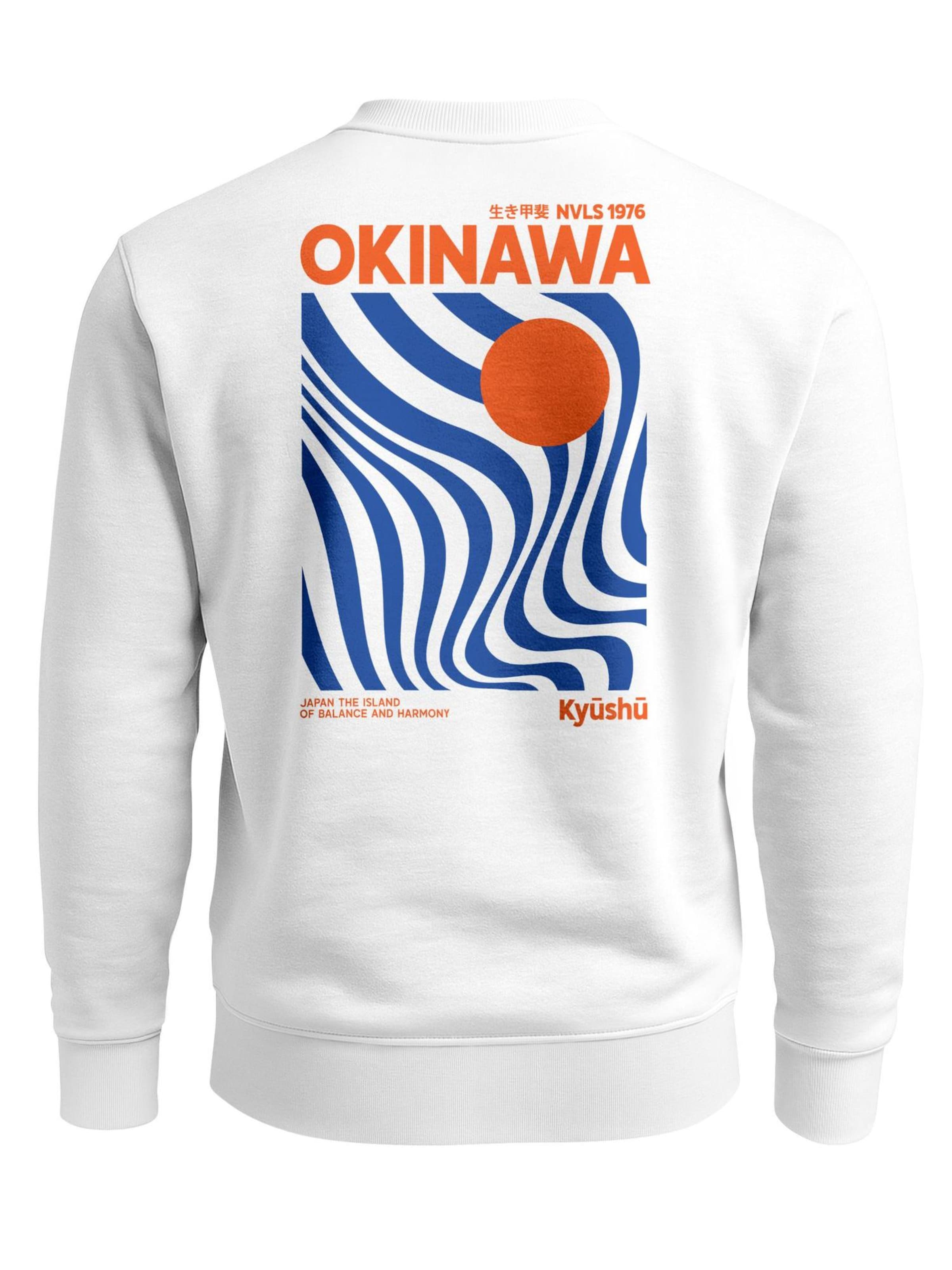 Neverless Sweatshirt 'Okinawa' in White