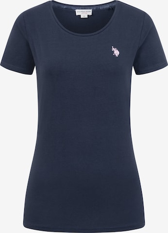 T-shirt U.S. POLO ASSN. en bleu : devant
