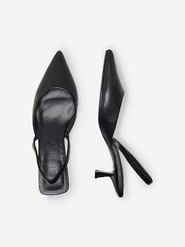 ONLY - Zapatos destalonado en negro