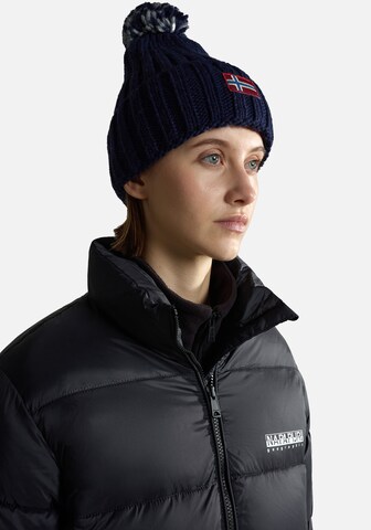 NAPAPIJRI - Gorros 'Semiury' em azul: frente