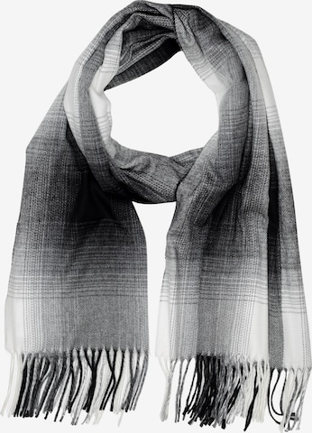 COLLEZIONE ALESSANDRO Schal 'Manchester' in Schwarz: Vorderseite