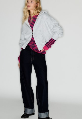 Tricou 'RAYAS MLARGA 2' de la Pull&Bear pe roz