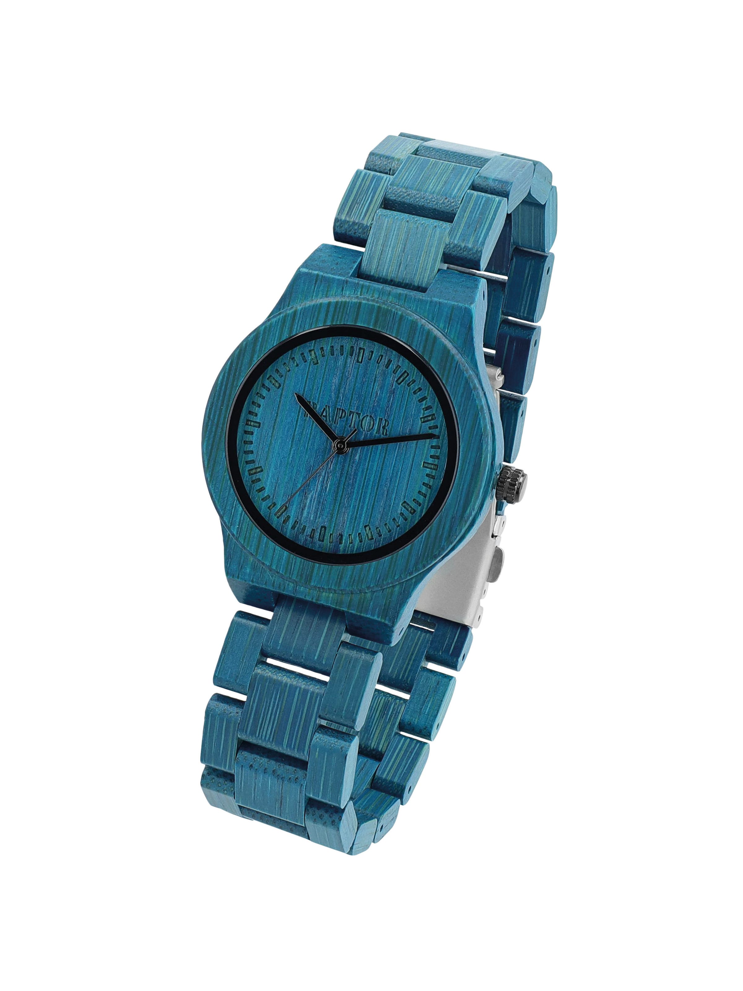 Raptor Analog Watch 'Raina, silberfarbig, Mineralglas' in Blue