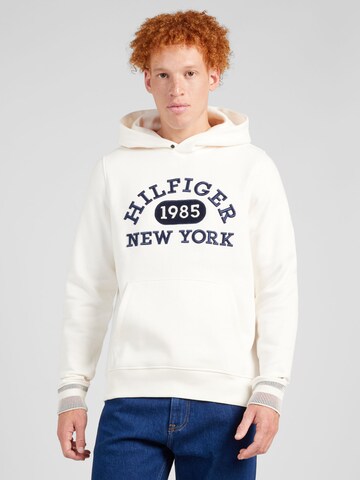 TOMMY HILFIGER Sweatshirt in Weiß: Vorderseite