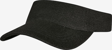 Flexfit Visor in Schwarz: predná strana