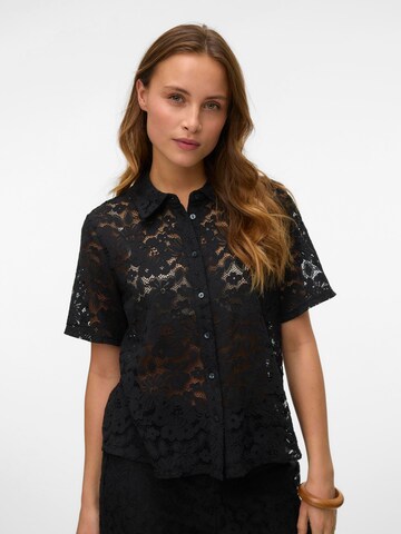 VERO MODA Blouse 'VMHoney' in Zwart