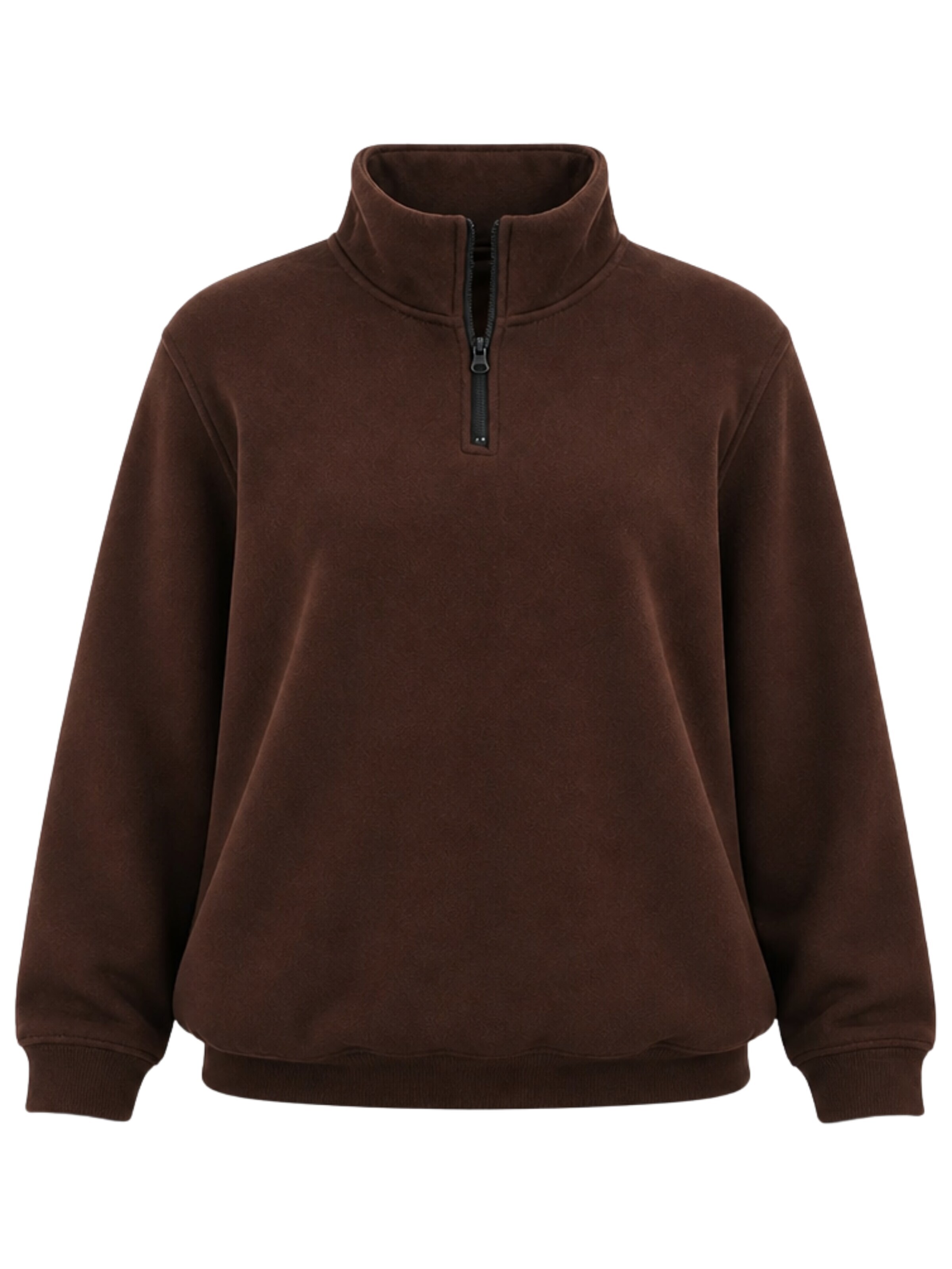 LOUIS LECLER Sweatshirt 'Remy' in S in de kleur Donkerbruin, Productweergave