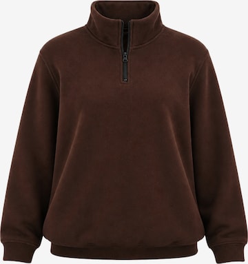 LOUIS LECLER Sweatshirt 'Sage' in Bruin: voorkant