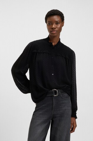BOSS Blouse in Black: front