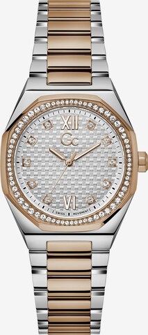 Gc Analog Watch 'Coussin Sleek' in Gold: front