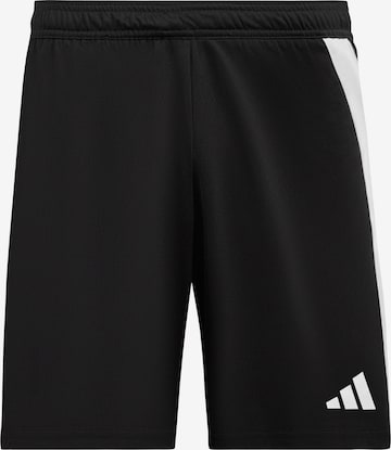 ADIDAS PERFORMANCE Regular Workout Pants 'Fortore 23' in Black: front