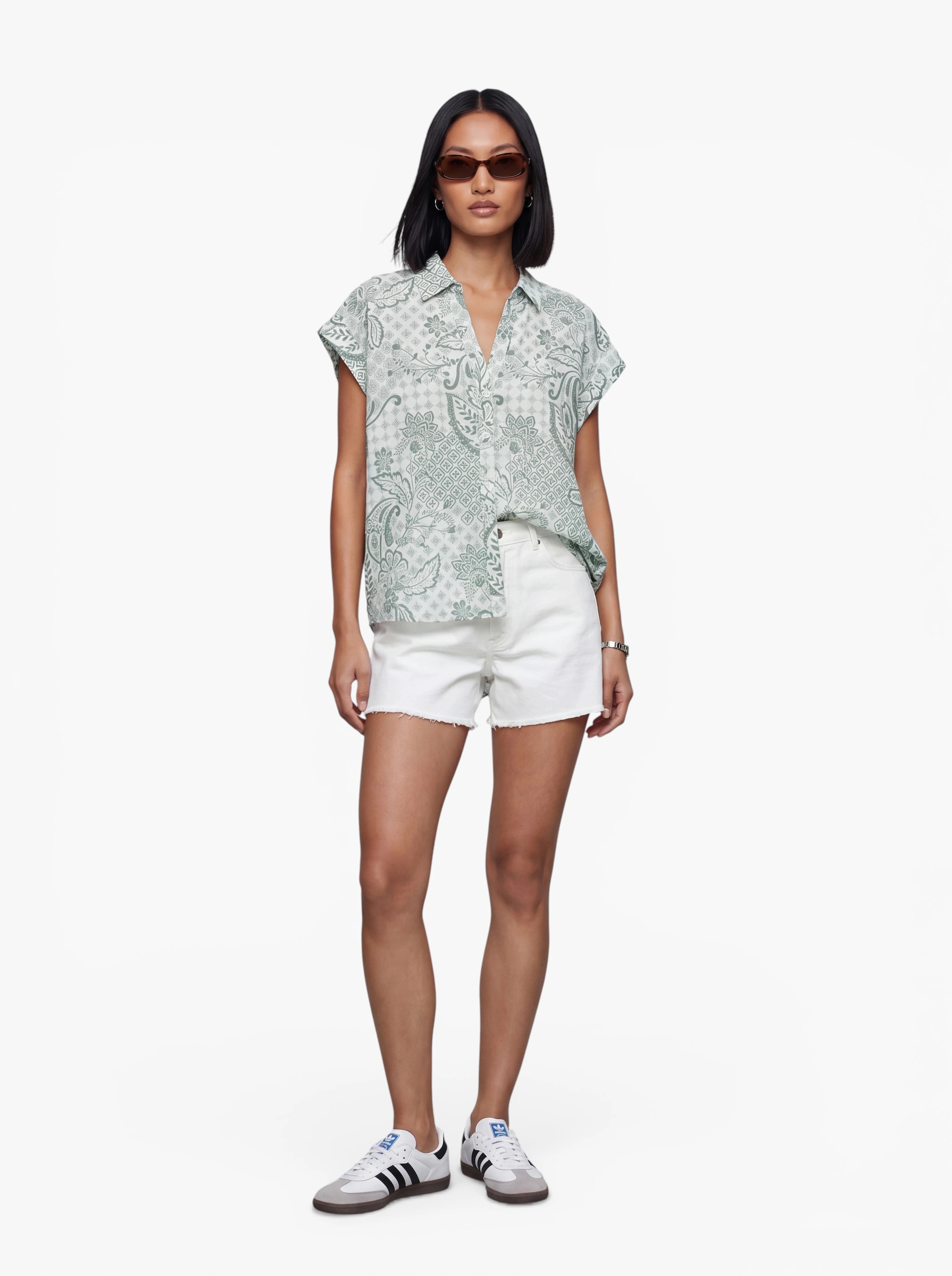 VERO MODA Blúzka 'VMCILLE HILDA' - Zelená