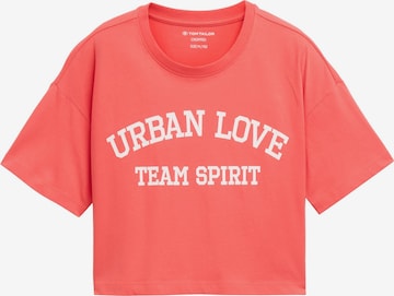 TOM TAILOR Särk, värv punane: eest vaates