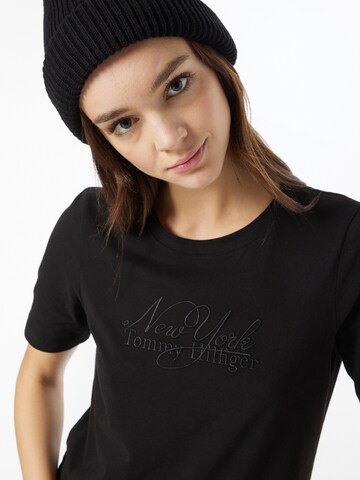 Tricou de la TOMMY HILFIGER pe negru