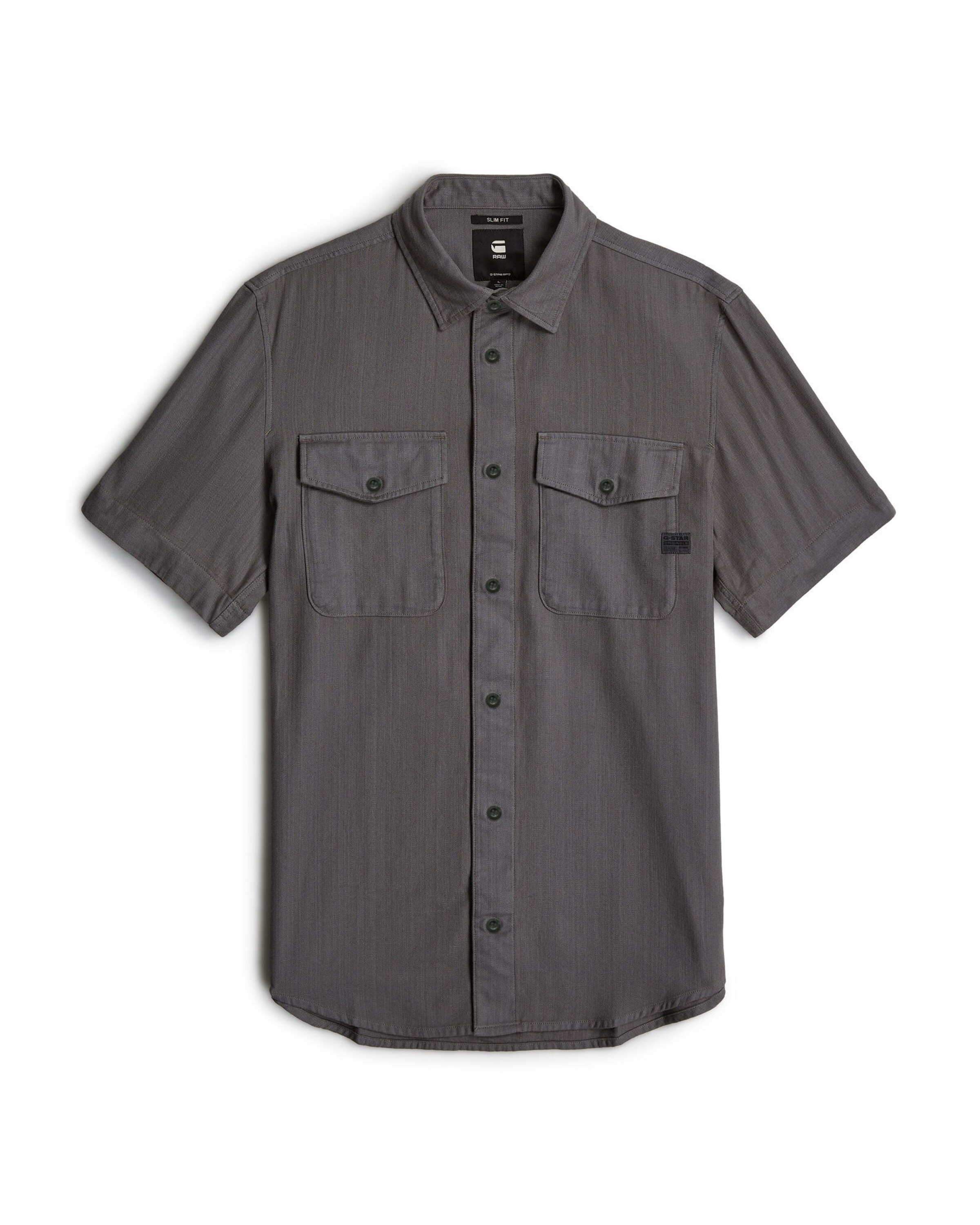 G-STAR Hemd 'Marine' in Grau: Vorderseite