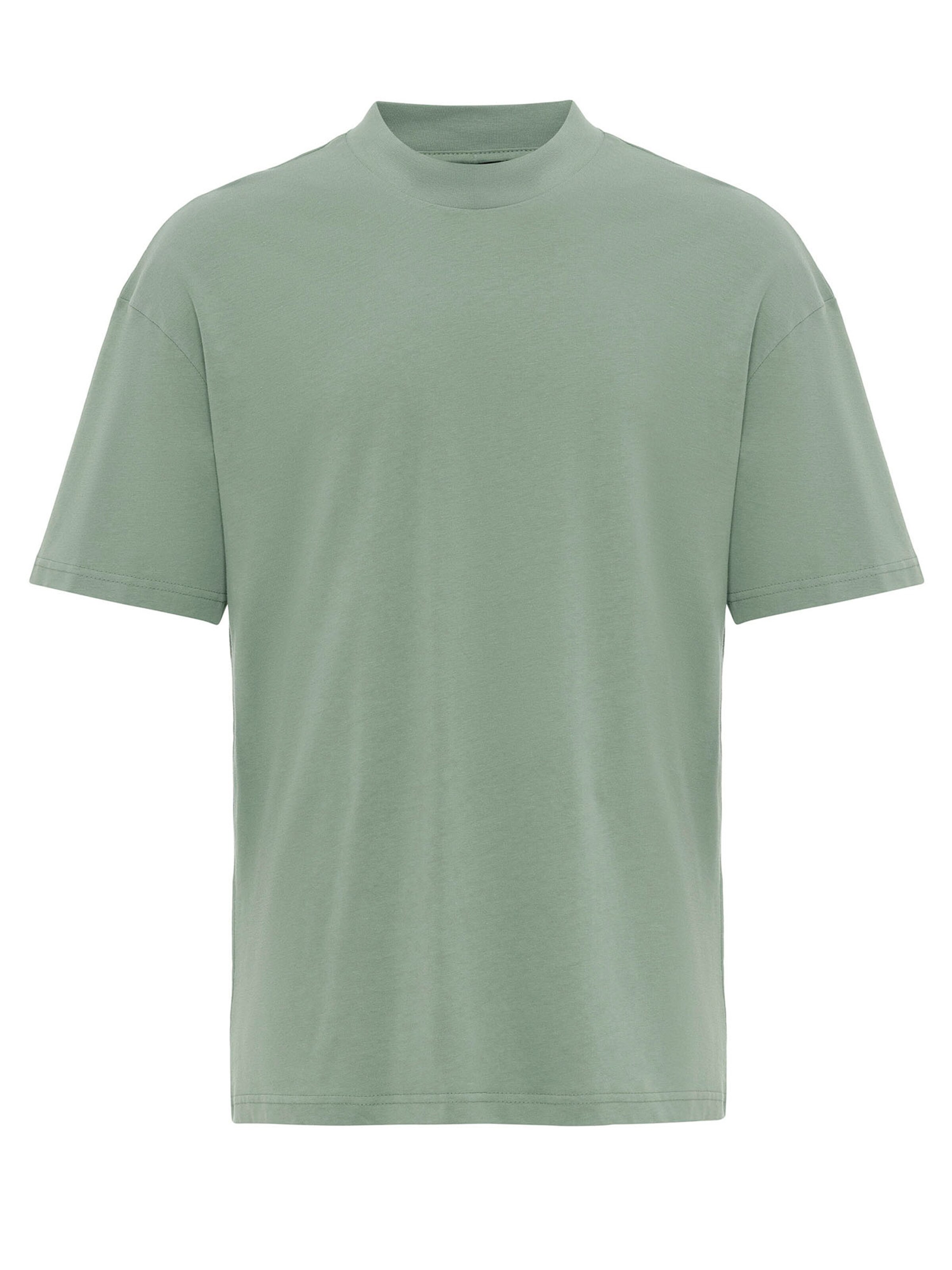 Antioch T-shirt i grön: framsida