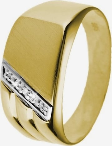 Lucardi Ring 'Klassisch' in Gold: front