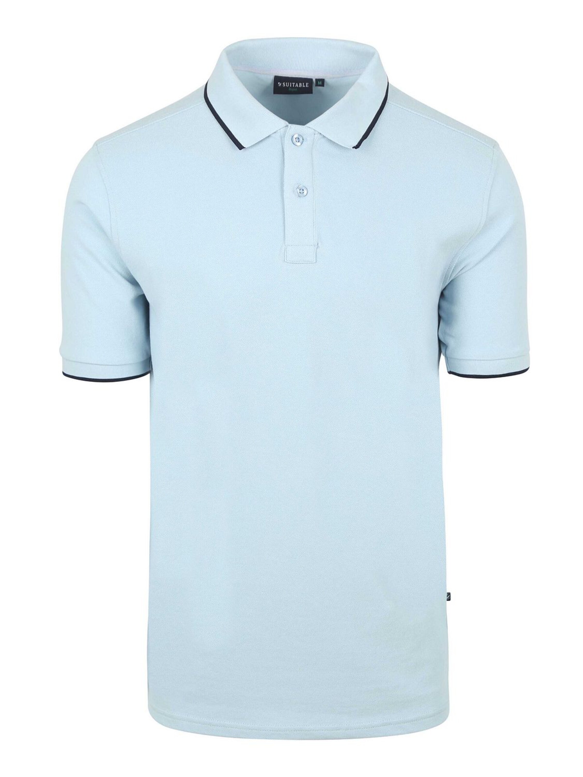 Suitable Shirt 'Tip Ferry' in L in de kleur Lichtblauw, Productweergave