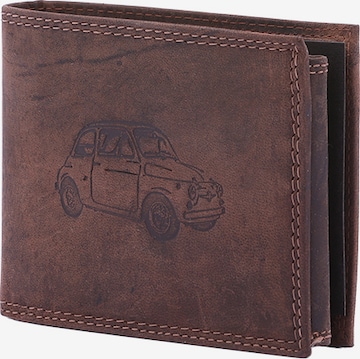 Sergio Valentini Portemonnee in Bruin: voorkant