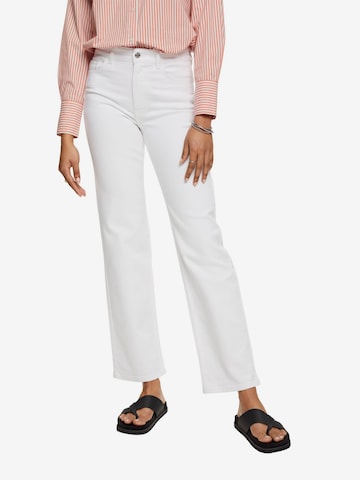 ESPRIT Regular Jeans in Wit: voorkant