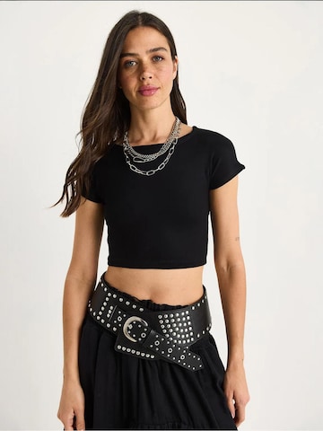 T-shirt Bianco Lucci en noir : devant