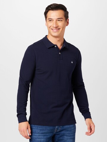 UNITED COLORS OF BENETTON Shirt in Blauw: voorkant