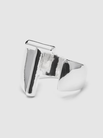 Luxenter Ring 'Alphabet T'‌‌‌ in Silber