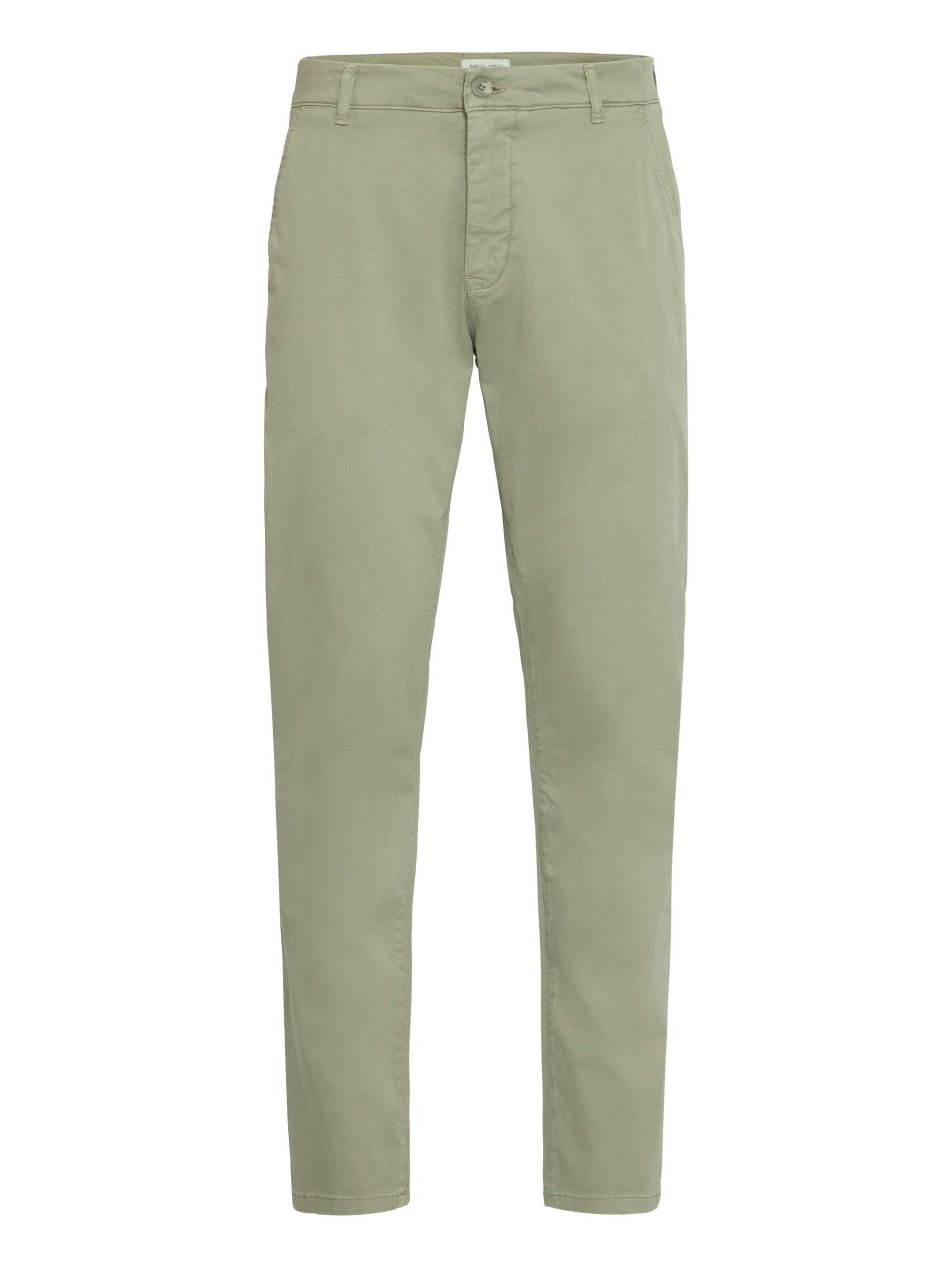 Casual Friday - Pantalón chino ' CFViggo' en verde: frente