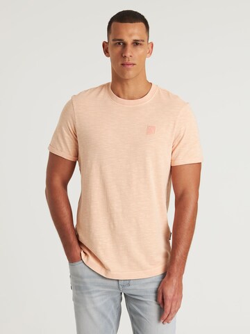 CHASIN' T-shirt 'Brody Slub' in Orange: Vorderseite