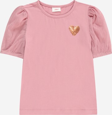 T-Shirt s.Oliver en rose : devant