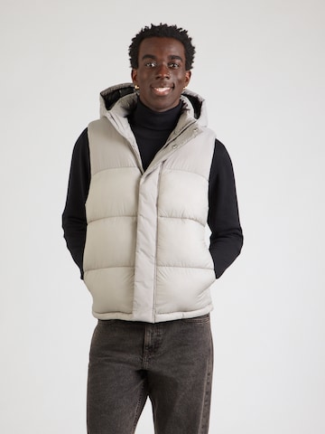 Gilet 'JCOUNION' JACK & JONES en gris : devant