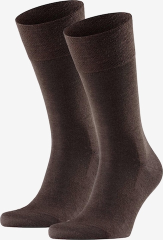 Chaussettes FALKE en marron : devant