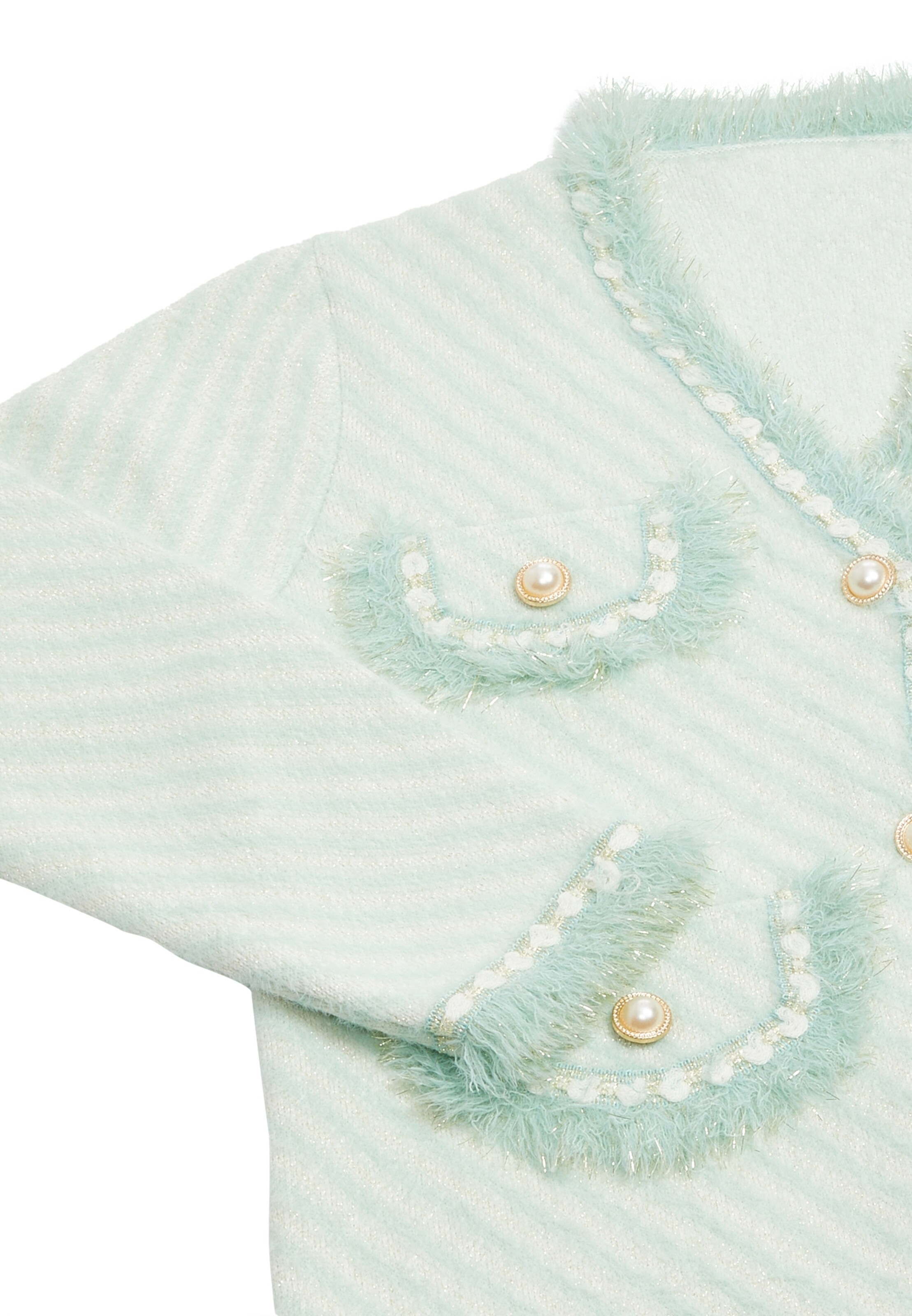 YASANNA Knit Cardigan in Green