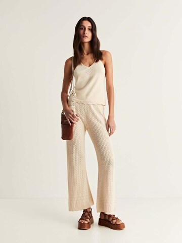 Wide leg Pantaloni di Scalpers in beige