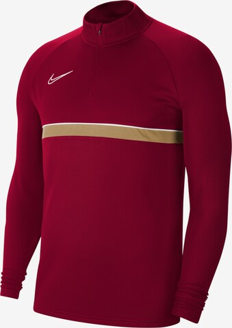 Felpa sportiva 'Academy' di NIKE in rosso: frontale