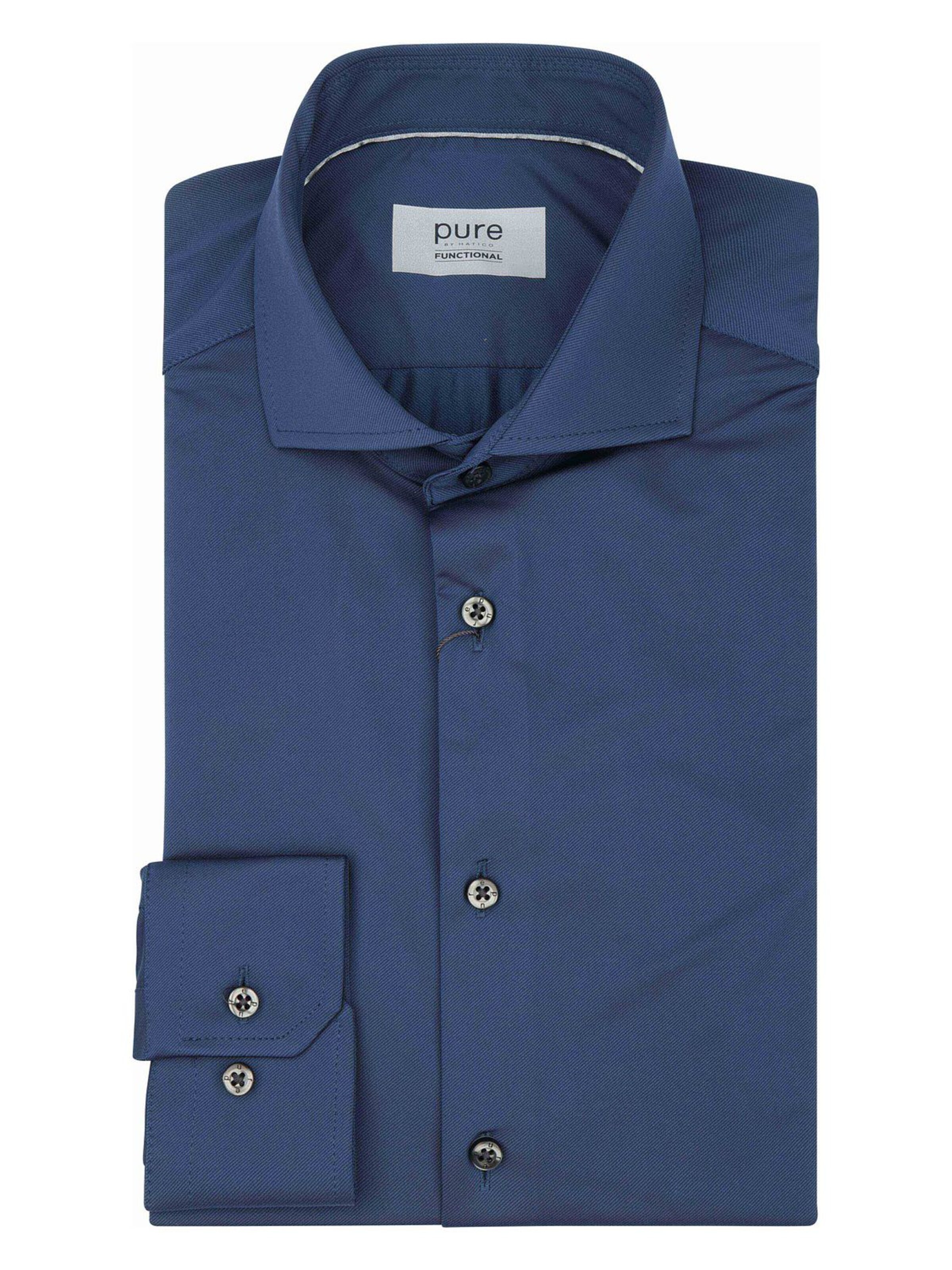 PURE Button Up Shirt in Blue: front