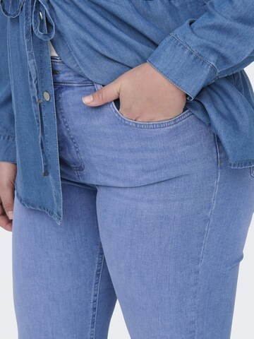 ONLY Carmakoma Flared Jeans in Blue