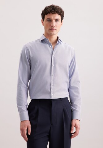 Fit confort Chemise business SEIDENSTICKER en bleu : devant