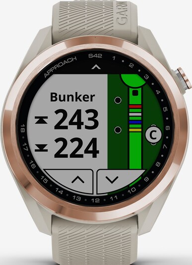 GARMIN Sportuhr in ecru / rosegold, Produktansicht