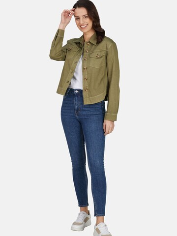Veste mi-saison White Label en vert : devant