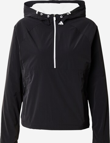 Veste de sport ADIDAS GOLF en noir : devant