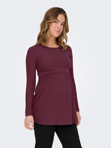 Only Maternity - Blusa 'OLMMALAYA' en rojo: frente