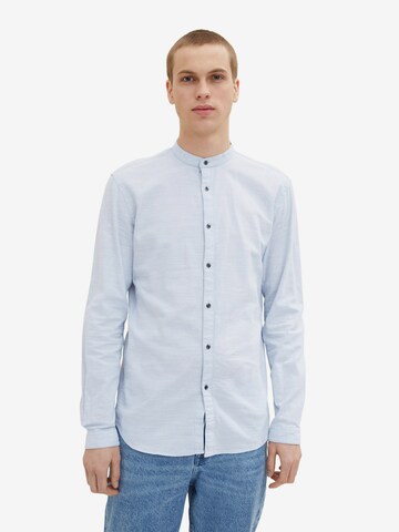 TOM TAILOR DENIM Regular fit Button Up Shirt in Blue